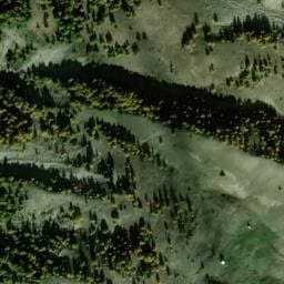 Vue satellite de Cabane pastorale de Girabeau à Crévoux