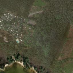 Vue satellite de Camping La Plage des Aigrettes à Sanguinet