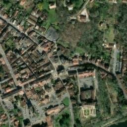 Vue satellite de Aire de camping-car à Monsempron-Libos à Monsempron-Libos