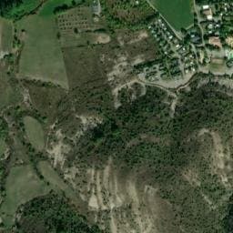 Vue satellite de Flower Camping Saint Amand à Laurac-en-Vivarais