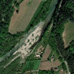 Vue satellite de Les Galets à Laurac-en-Vivarais