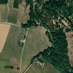 Vue satellite de Aire Naturelle Le Moulinas à Châteauneuf-du-Rhône