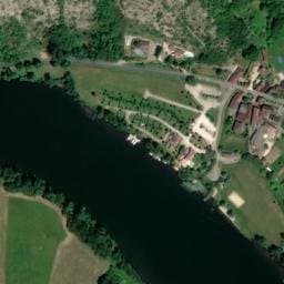 Vue satellite de Les Berges de Caïx à Labastide-du-Vert