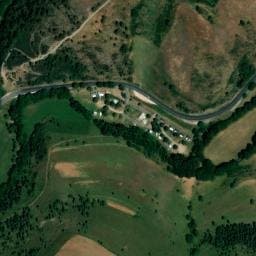 Vue satellite de CAMPING MUNICIPAL LA GAZELLE à Mont Lozère et Goulet