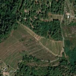 Vue satellite de Camping à Laurac-en-Vivarais à Laurac-en-Vivarais