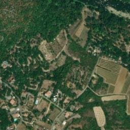 Vue satellite de Camping Beaussement à Balazuc