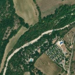 Vue satellite de Camping le Sous Bois à Saint-Maurice-d'Ardèche