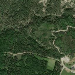 Vue satellite de Camping à Sigoyer à Sigoyer