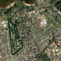 Vue satellite de Camping Sanguinet Plage à Sanguinet