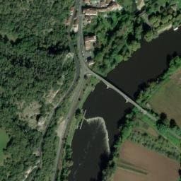 Vue satellite de Aire du Camping municipal de L'Arquette à Saint Géry-Vers