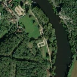 Vue satellite de Aire de camping-car à Bouziès à Bouziès