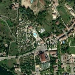 Vue satellite de Camping Le Moulin à Laurac-en-Vivarais