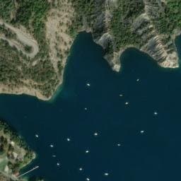 Vue satellite de Camping à Ubaye-Serre-Ponçon à Ubaye-Serre-Ponçon