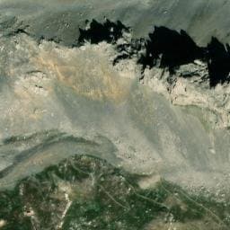 Vue satellite de Bivouac Danilo Sartore à Val d'Oronaye