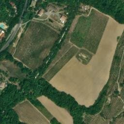 Vue satellite de Camping Laborie à Balazuc