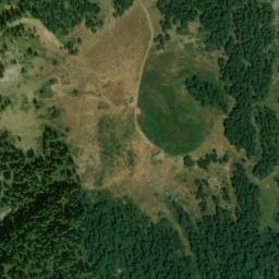 Vue satellite de Cabane de Siguret à Baratier