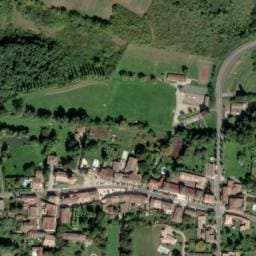 Vue satellite de Aire de camping-car à Aillas à Aillas