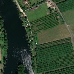 Vue satellite de Camping Base Nautique Floiras à Prayssac