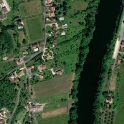 Vue satellite de Aire de camping-car de Luzech à Labastide-du-Vert