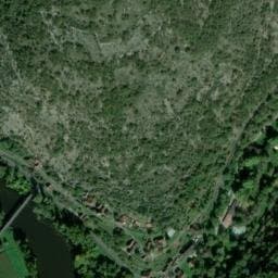 Vue satellite de Camping Ruisseau du Treil à Saint-Martin-Labouval