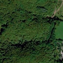 Vue satellite de La Cascade à Castelnau-de-Mandailles