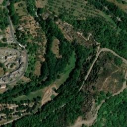 Vue satellite de Camping municipal à Pourcharesses
