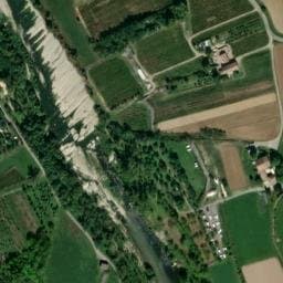 Vue satellite de Camping Les Vernades à Laurac-en-Vivarais