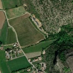 Vue satellite de Domaine Arleblanc Camping à Joyeuse