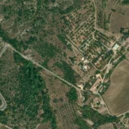 Vue satellite de Camping les Silhols à Saint-Maurice-d'Ardèche