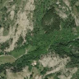 Vue satellite de Gite d'étape de Villauret à Le Saix