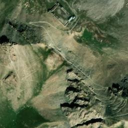 Vue satellite de Baraquement de Viraysse. à Val d'Oronaye