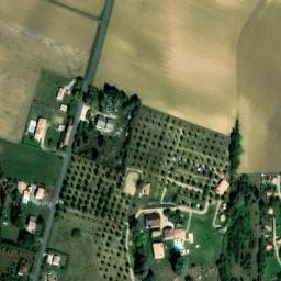 Vue satellite de Camping Charmant à Verteuil-d'Agenais