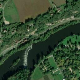 Vue satellite de Camping de la Plage à Tour-de-Faure