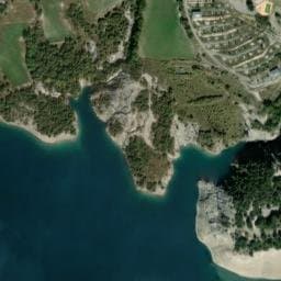 Vue satellite de Les Berges du Lac à Ubaye-Serre-Ponçon