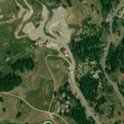 Vue satellite de Aire de stationnement camping-car de Sainte-Anne à Crévoux