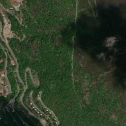 Vue satellite de Camping Le Lac de Villefort à Pourcharesses