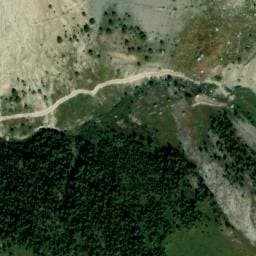 Vue satellite de Cabane Inférieure de Viraysse à Val d'Oronaye