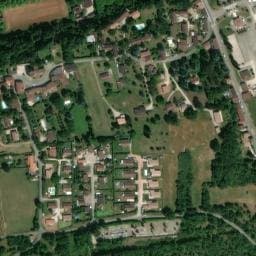 Vue satellite de Aire de camping-car à Flaujac-Poujols à Flaujac-Poujols
