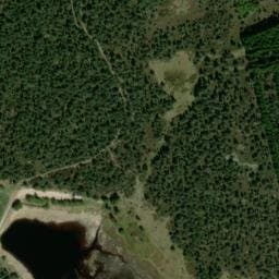 Vue satellite de Abri de l'étang de barandon à Saint-Étienne-du-Valdonnez
