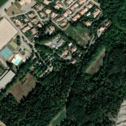 Vue satellite de Camping Municipal (2) à Tallard