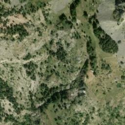 Vue satellite de Cabane de la Résine à Le Lauzet-Ubaye