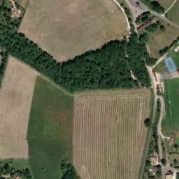 Vue satellite de Aire de Mauroux à Mauroux