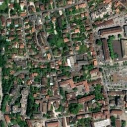 Vue satellite de Parking Derrière le Commissariat à Cahors