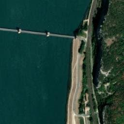 Vue satellite de Aire de repos à Châteauneuf-du-Rhône à Châteauneuf-du-Rhône