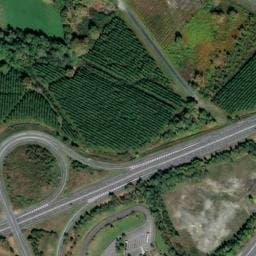 Vue satellite de Aire de Bazas à Marimbault