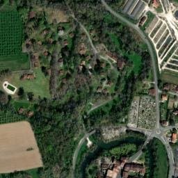 Vue satellite de Aire de camping-cars de Casseneuil à Casseneuil