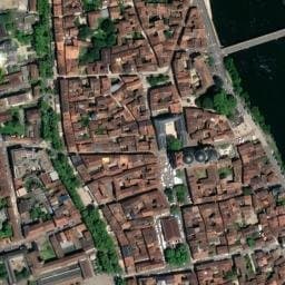 Vue satellite de Toilettes publiques du boulevard à Cahors