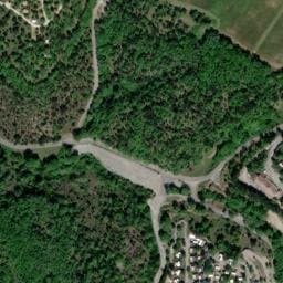 Vue satellite de Camping l'Ombrage à Saint-Alban-Auriolles