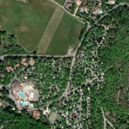 Vue satellite de Camping Domaine de Chaussy à Saint-Alban-Auriolles