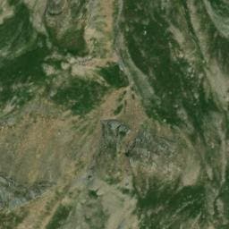 Vue satellite de Cabane supérieure du Bérard à La Condamine-Châtelard